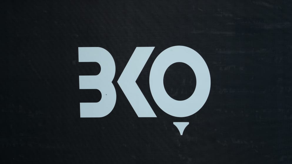 A signage board is pictured ahead of the Belgian Knockout at the Rinkven International GC 