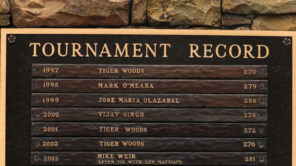 A list of Masters winners at Augusta National Golf Club