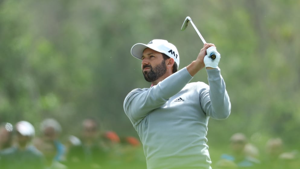 Sergio Garcia during the Omega Dubai Desert Classic