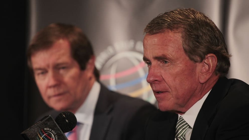 George O'Grady and Tim Finchem at the WGC - Cadillac Championship