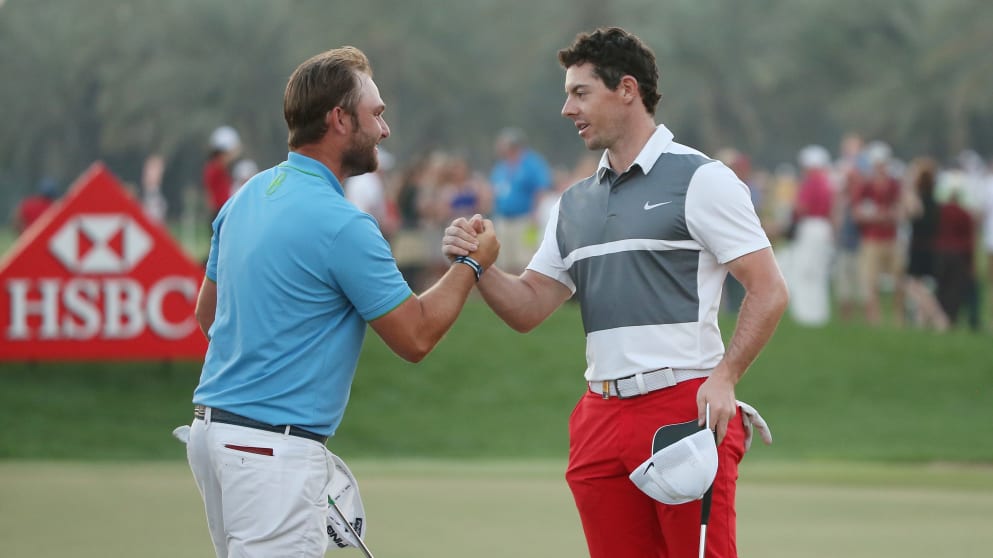 Andy Sullivan and Rory McIlroy