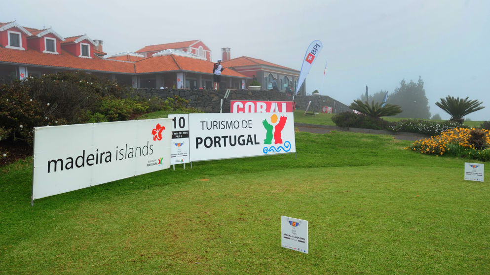 Fog brought play to halt shortly after it started during day two of the Madeira Islands Open - Portugal - BPI