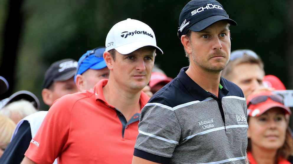 Henrik Stenson and Justin Rose 