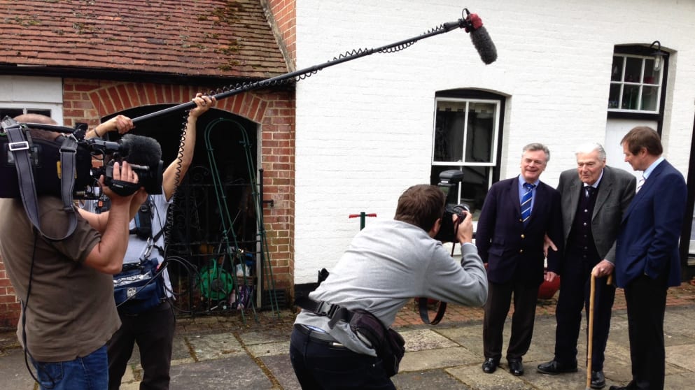 European Tour Chief Executives past and present are filmed for ETW recently