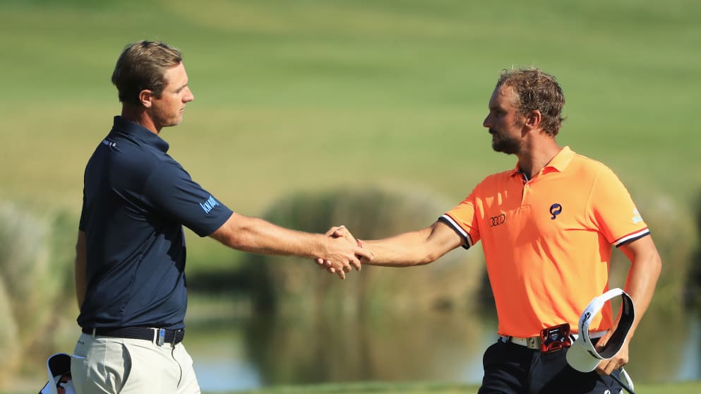 Nicolas Colsaerts and Joost Luiten