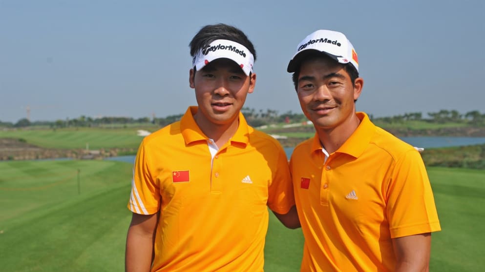 Zhang Xin-jun and Liang Wen-chong of China