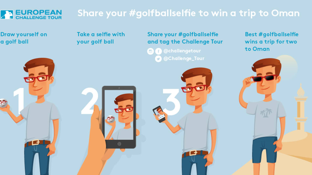 #golfballselfie infographic