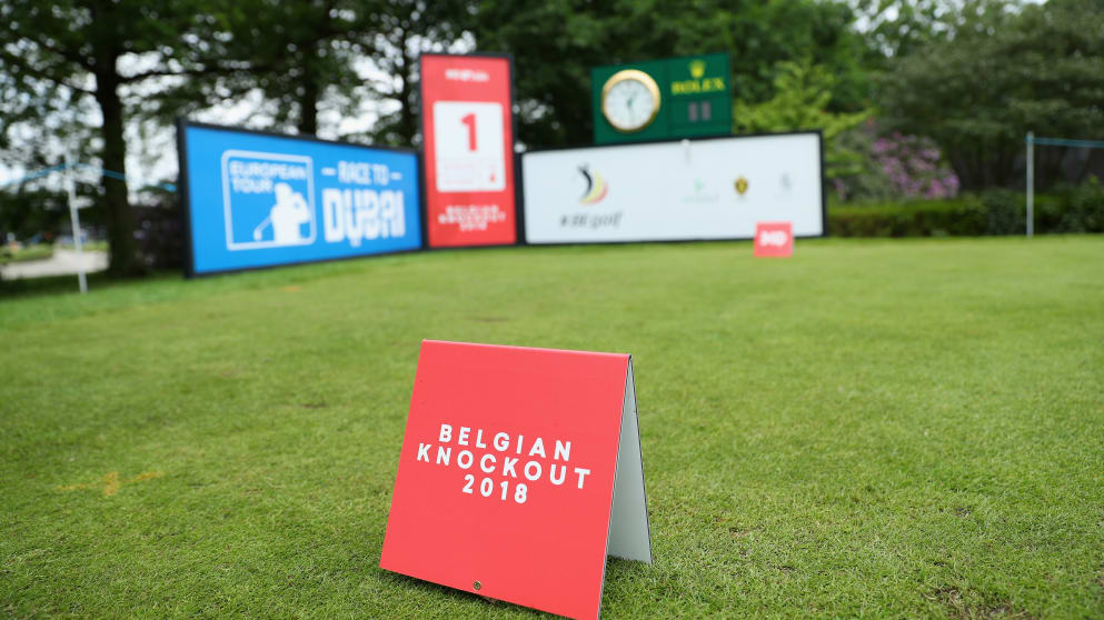 The first tee at the Belgian Knockout