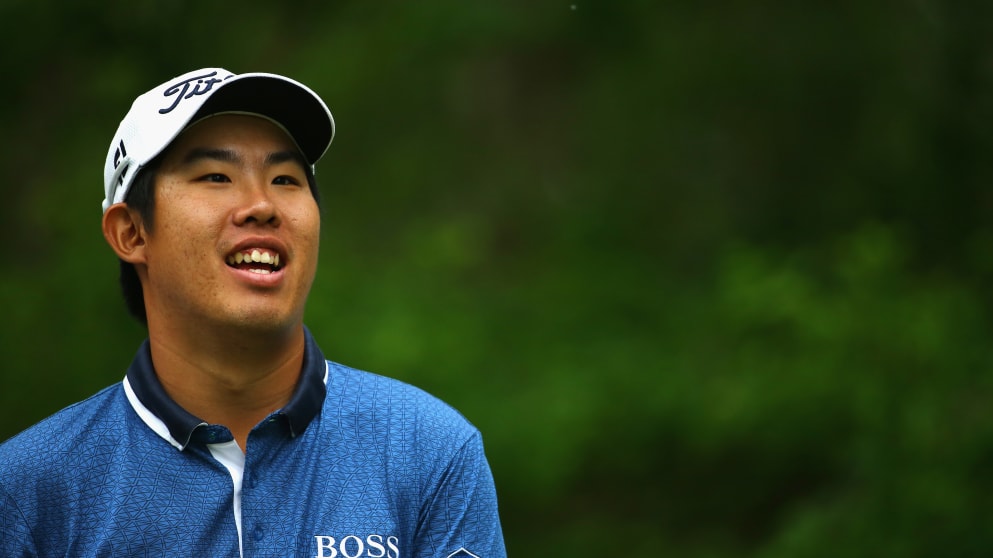 All smiles for Byeong-Hun An 