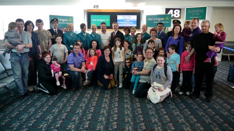 The G-Mac Foundation & Aer Lingus take children to Orlando 