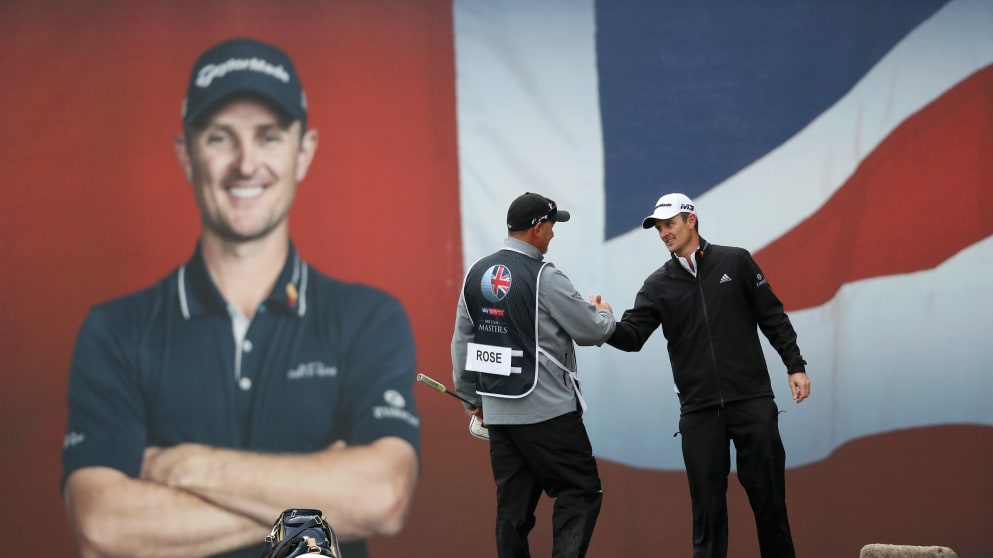 Justin Rose at the end of Day 4