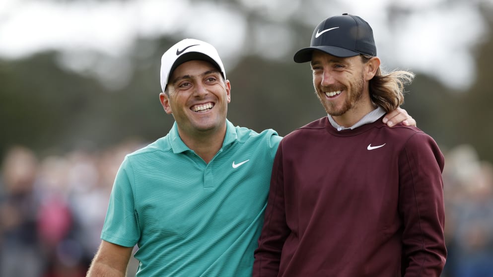 Molinari and Fleetwood at the British Masters