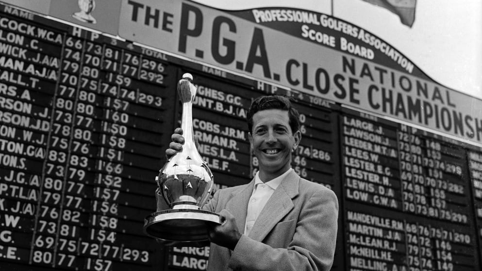 Ken Bousfield, the inaugural winner of the championship back in 1955