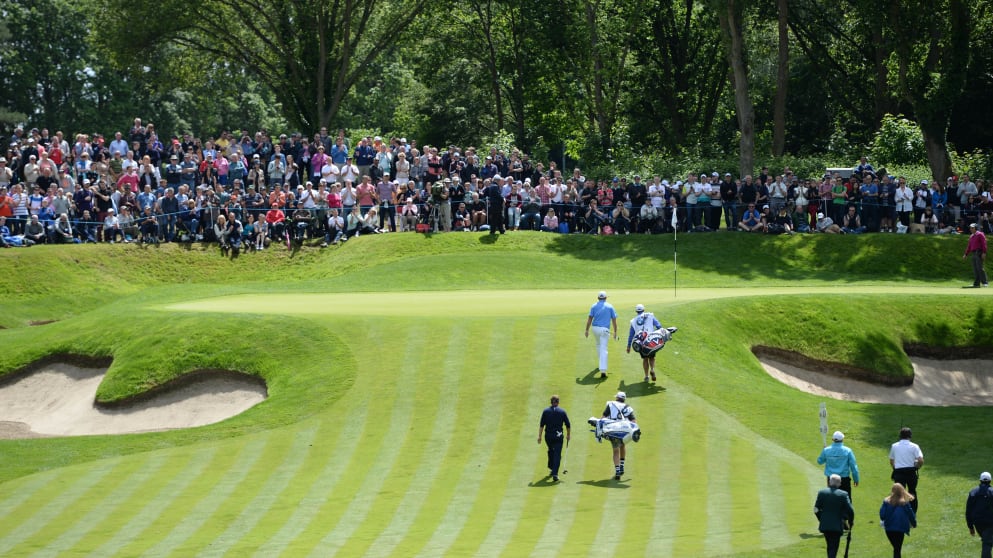 The second green at Wentworth