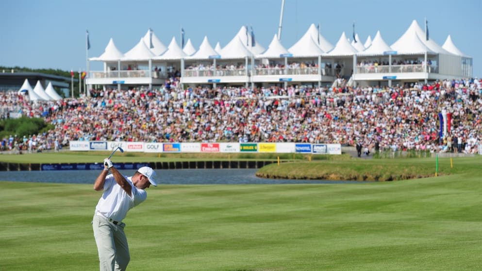 Thomas Levet tamed the daunting final four of Le Golf National en route to Alstom Open de France glory in 2011