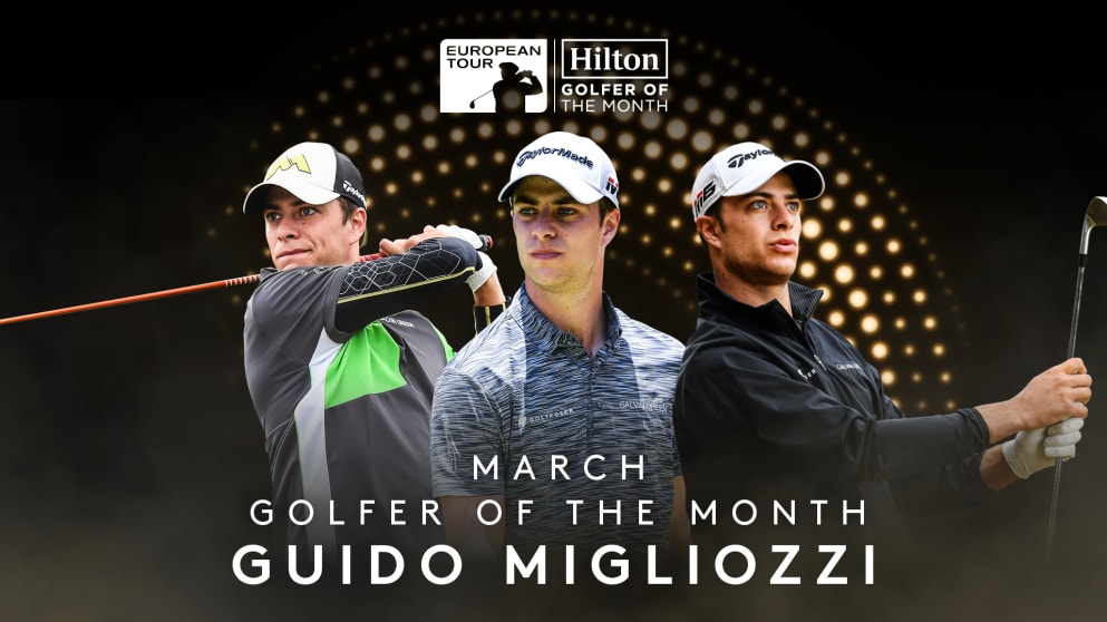 Migliozzi voted Hilton Golfer of the Month for March