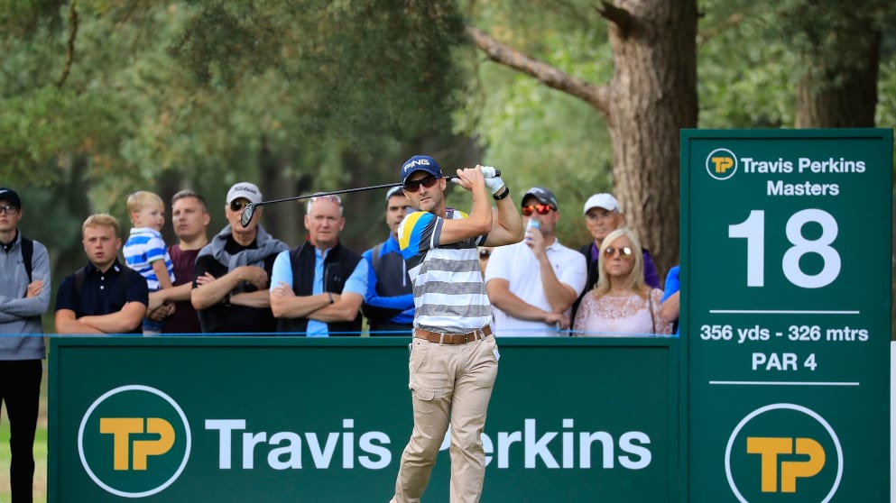 Paul Streeter at the Travis Perkins Masters