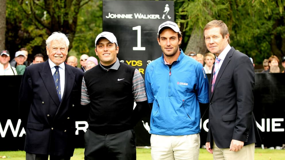 Lord Macfarlane, Francesco Molinari,  Edoardo Molinari, and George O'Grady CBE