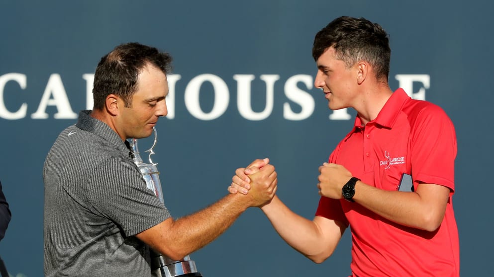 Francesco Molinari and Sam Locke