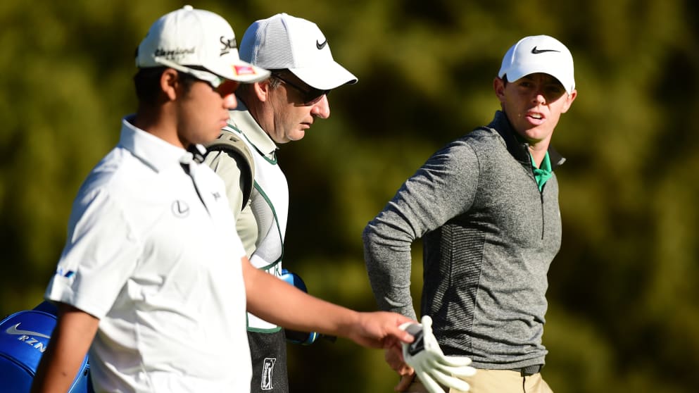 Hideki Matsuyama and Rory McIlroy