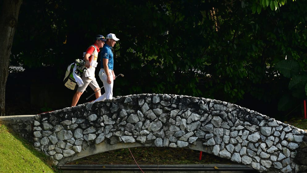 Danny Willett at the Maybank Championship
