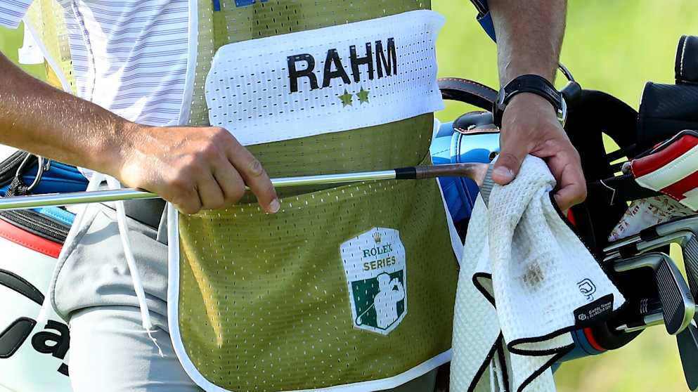 Jon Rahm's caddie