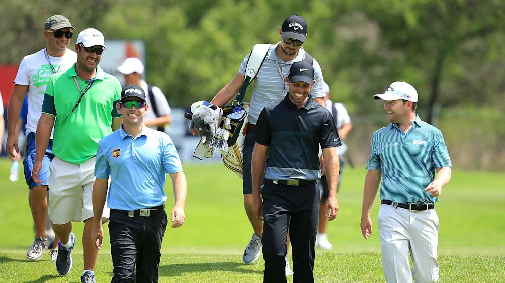 Louis Oosthuizen, Charl Schwartzel and Branden Grace