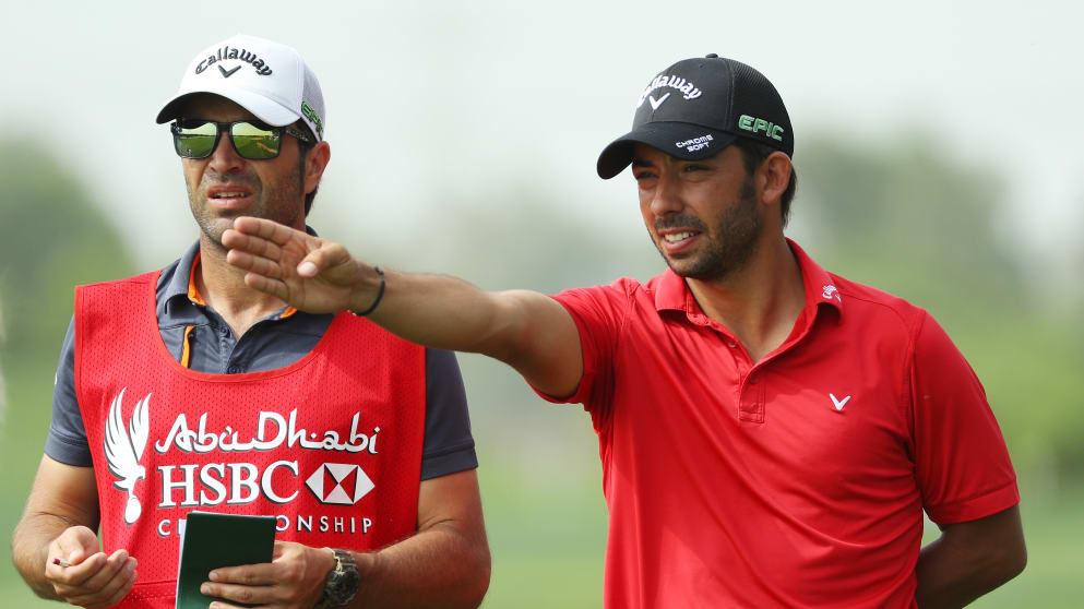 Pablo Larrazabal at the Abu Dhabi HSBC Championship