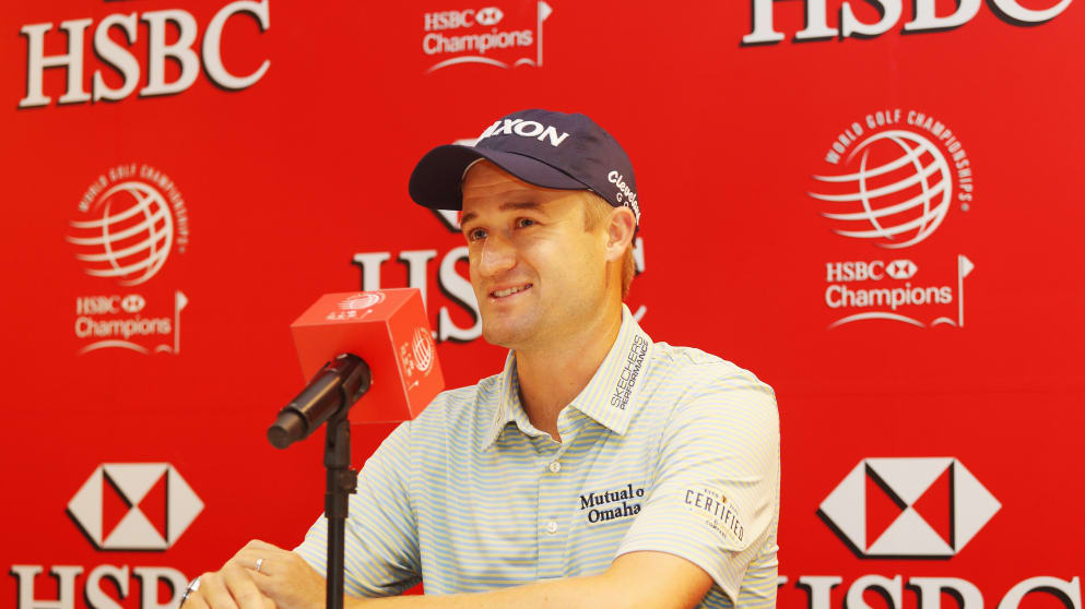 Russell Knox at 2016 WGC-HSBC Champions media conference
