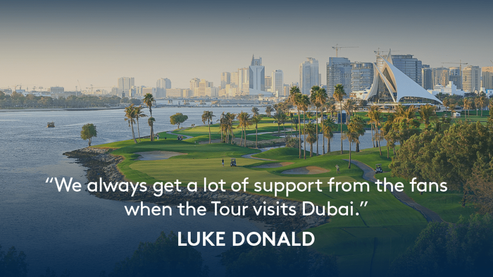 Dubai Creek - Luke Donald Quote
