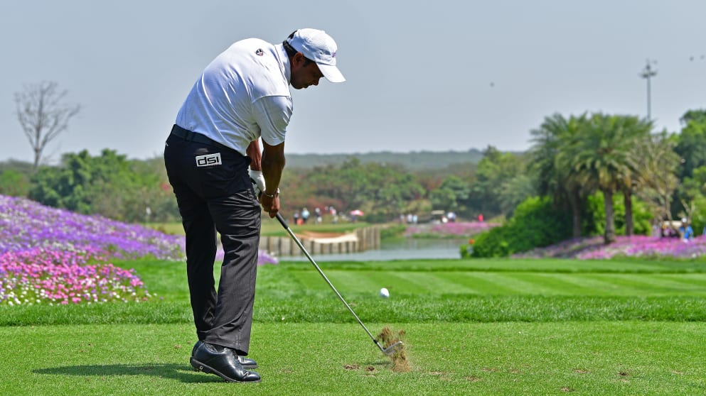 SSP Chawrasia during the final round of the Hero Indian Open