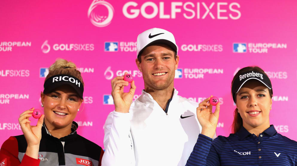 Charley Hull, Lucas Bjerregaard and Georgia Hall make the 2018 GolfSixes draw