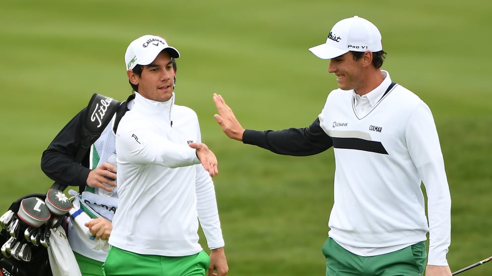 Matteo Manassero and Renato Paratore