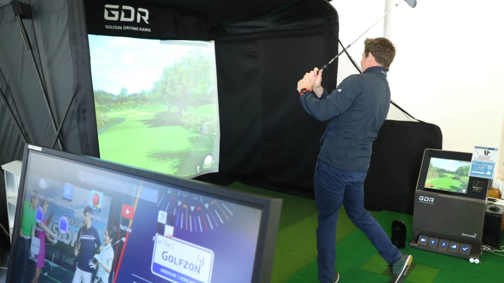 GOLFZON simulator at the UBS Hong Kong Open 