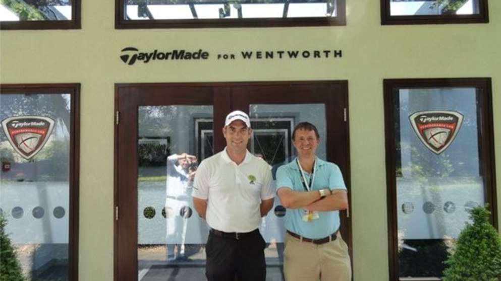 Derek Clements visits the TaylorMade lab at Wentworth
