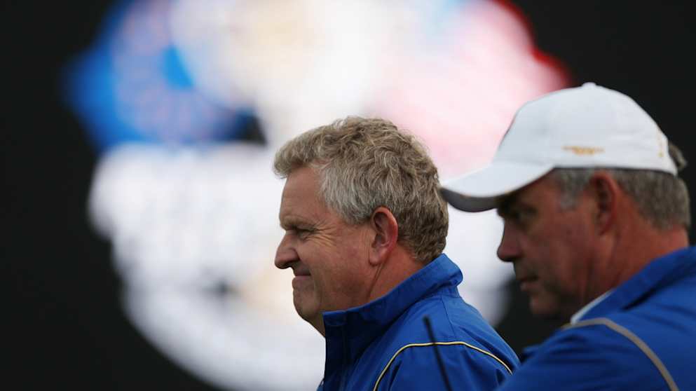 Captain Colin Montgomerie and Vice Captain Darren Clarke