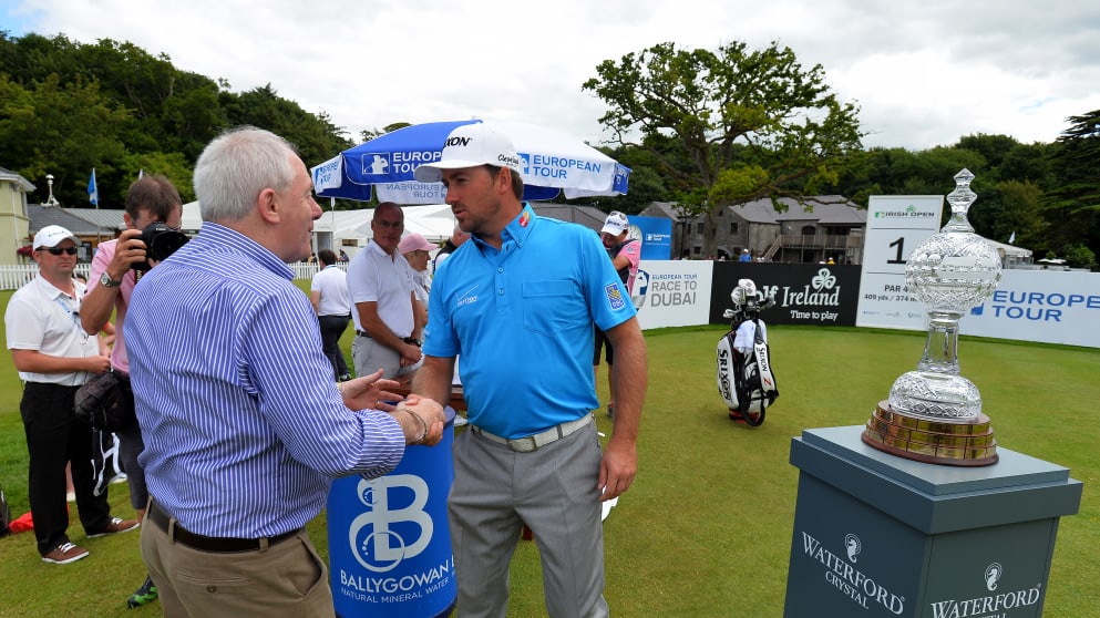 Minister Michael Ring visits the Irish Open