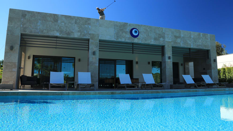 The 16th tee at Regnum Carya Golf & Spa Resort