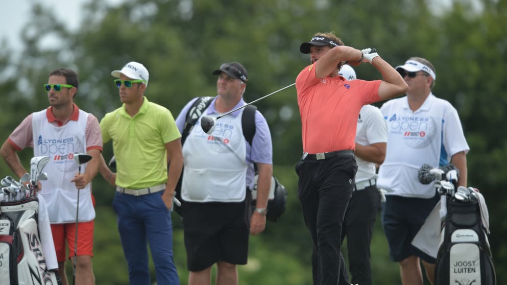 Joost Luiten during his round of 68