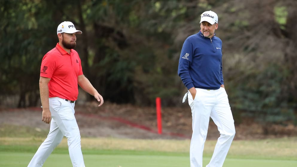 Tyrrell Hatton and Ian Poulter
