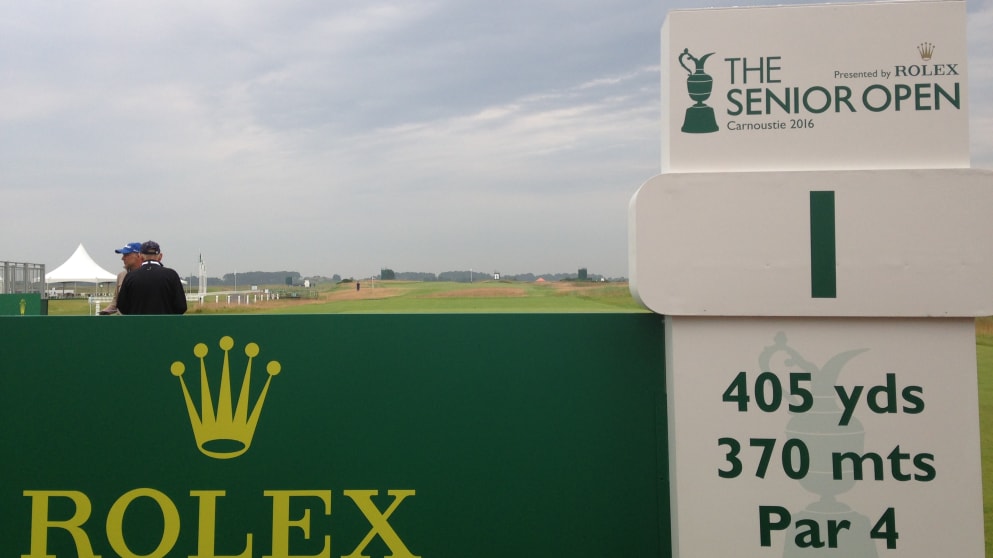 First tee at Carnoustie