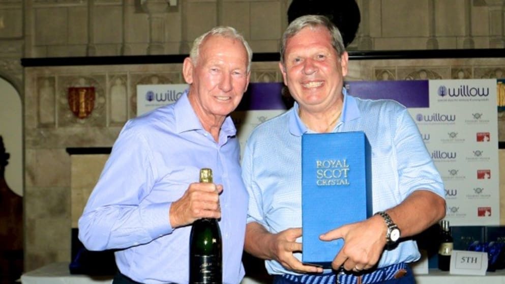 Bob Wilson with Placid Gonzales (pic by Phil Inglis)