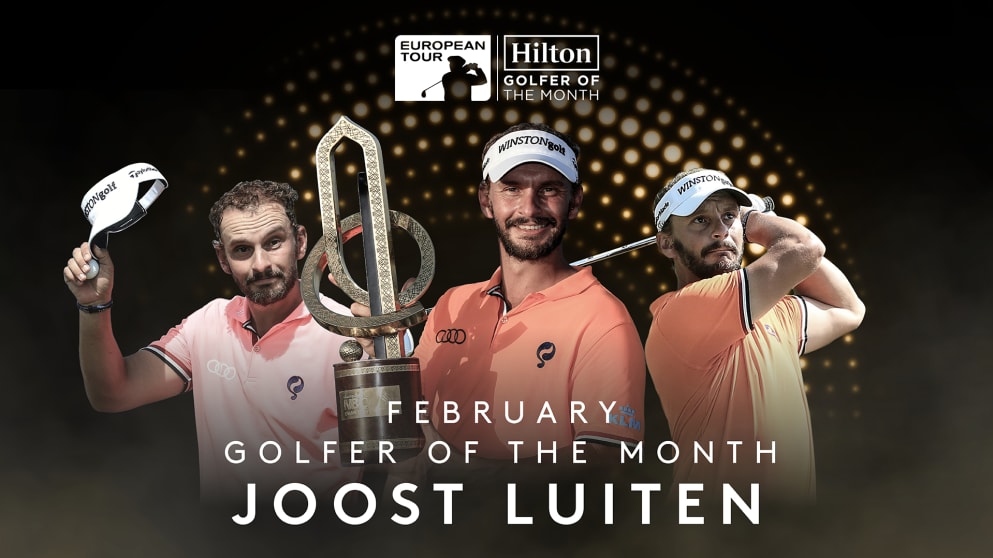 Luiten wins February Hilton Golfer of the Month