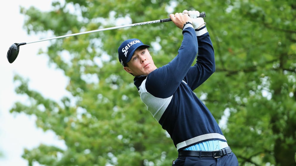 Sean Crocker tees off