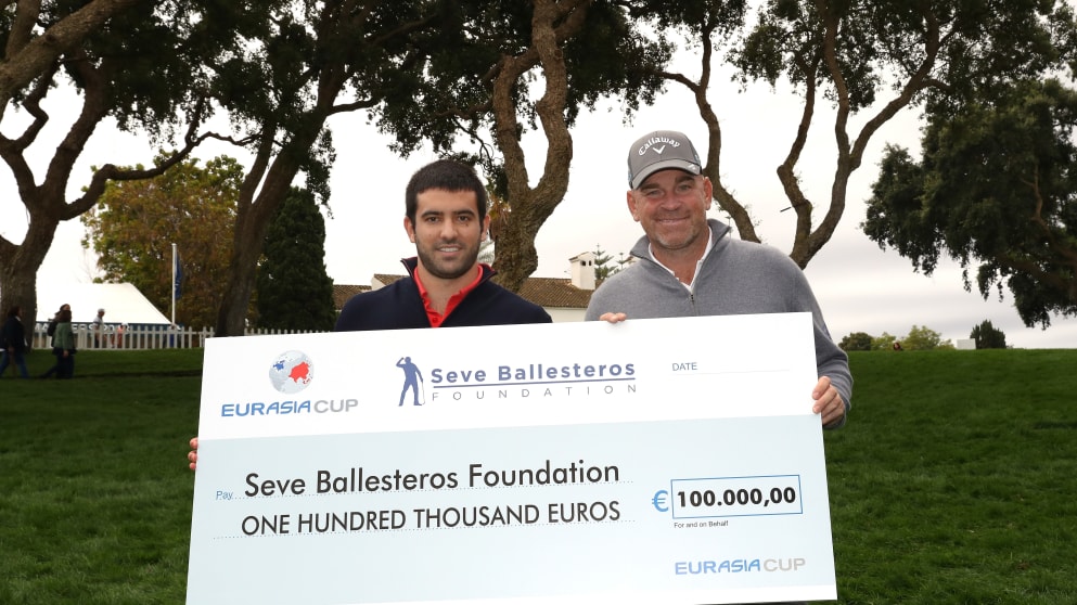 Miguel Ballesteros  and Thomas Bjørn 