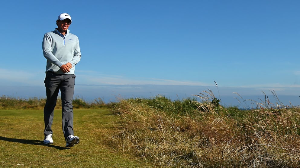 A difficult second round for Rory McIlroy at the Aberdeen Asset Management Scottish Open