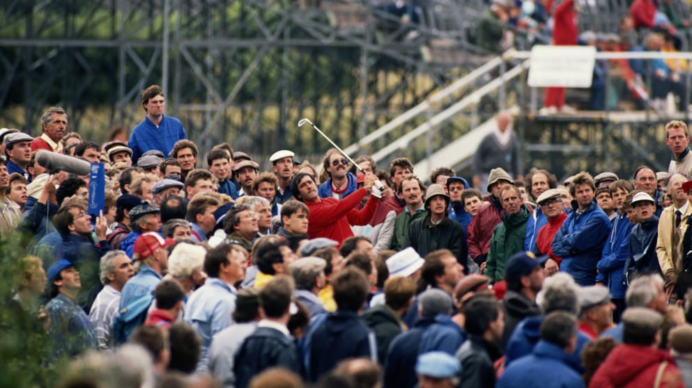 Seve at the 1988 Open
