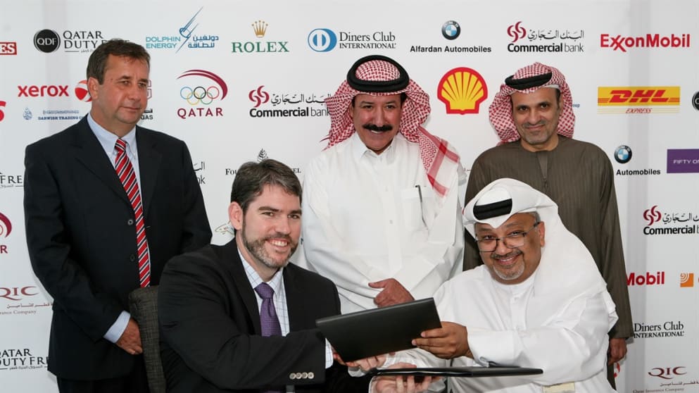 Exxon Mobil sign new agreement with Commercialbank Qatar Masters