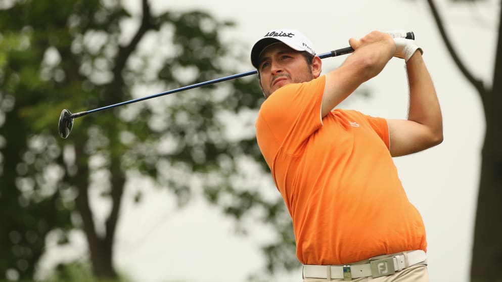 Alexander Levy lors du deuxième tour du Volvo China Open et son score de 62
