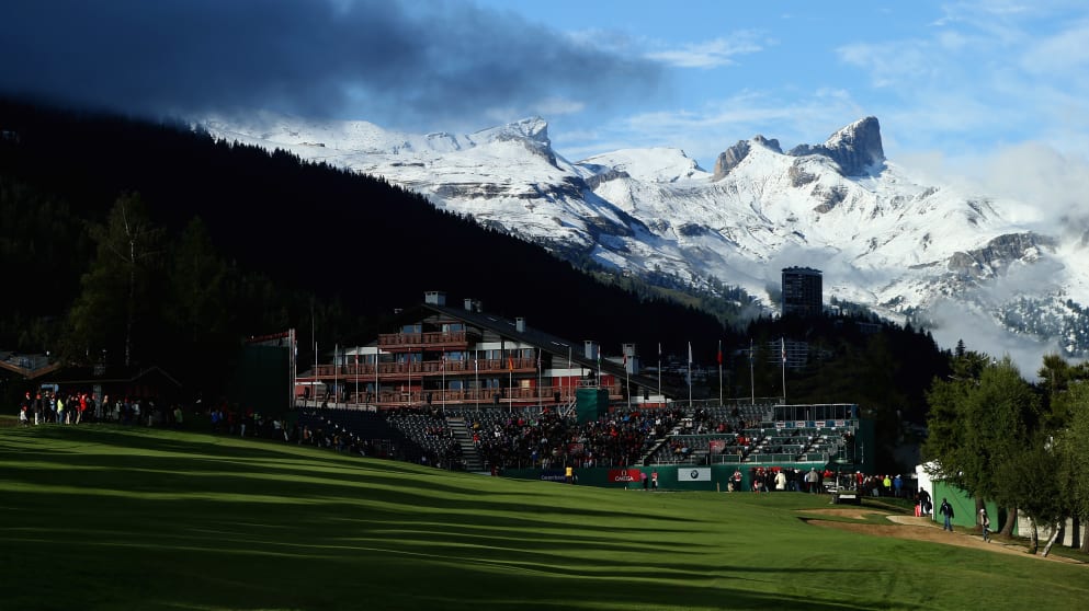 The 18th at Crans-sur-Sierre